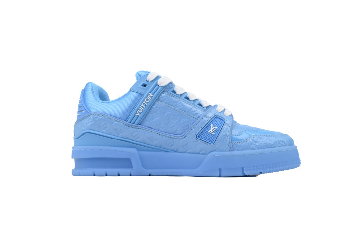 Lou1s Vuitt0n Trainer All Blue Embossing