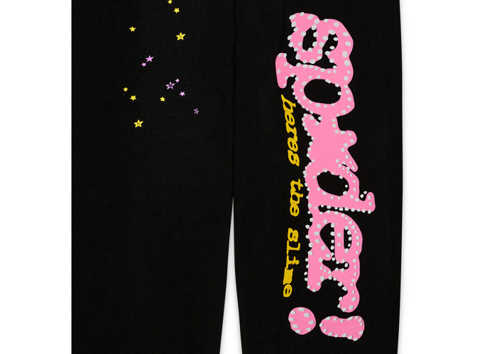 Sp5der P*NK V2 Sweatpant Black