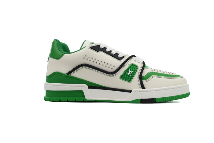 Lou1s Vuitt0n Trainer White Green