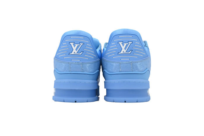 Lou1s Vuitt0n Trainer All Blue Embossing