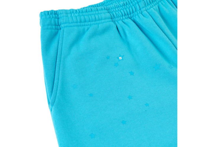 Sp5der Punk V2 Cyan Sweatpants