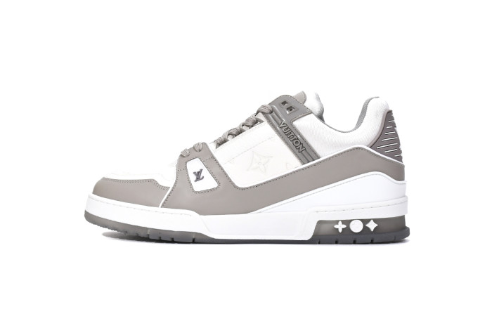 Lou1s Vuitt0n Trainer Grey White