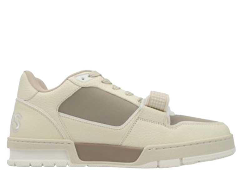 Louis Vuitton LV Trainer Monogram Flower Beige