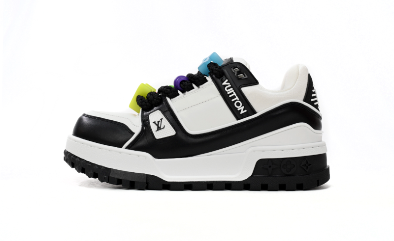 Louis Vuitton Trainer Maxi Black White