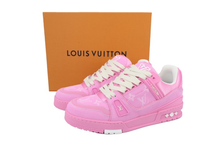 Lou1s Vuitt0n Trainer Pink Cowboy