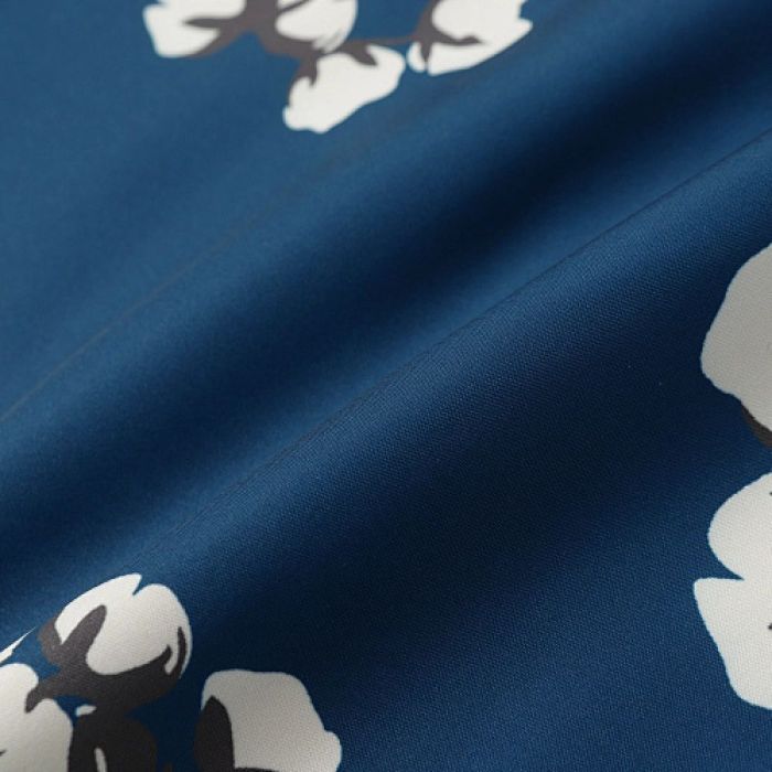 Denim Tears White Cotton Wreath Short-Sleeve Shirt Blue