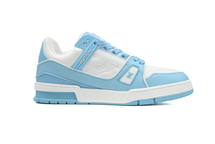 Louis Vuitton Trainer Sneaker Light Blue