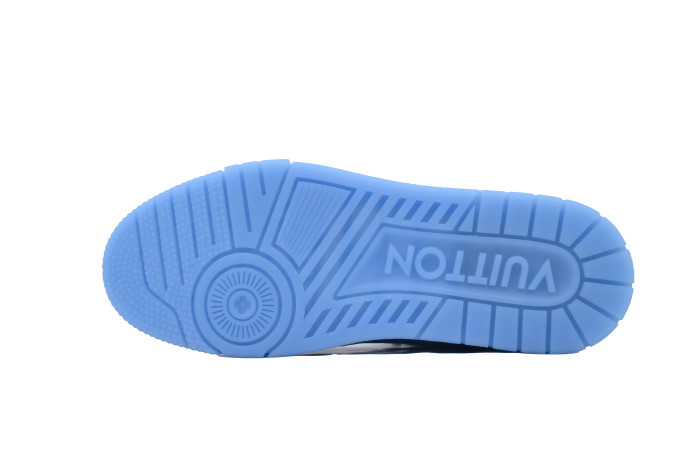 Lou1s Vuitt0n Trainer All Blue Embossing