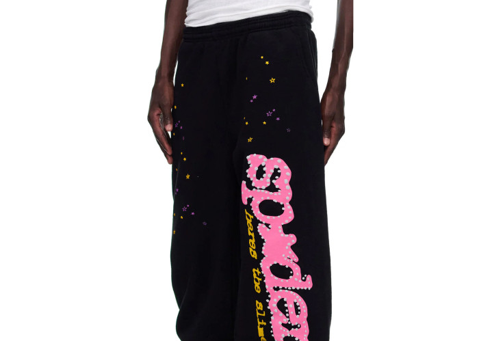 Sp5der P*NK V2 Sweatpant Black