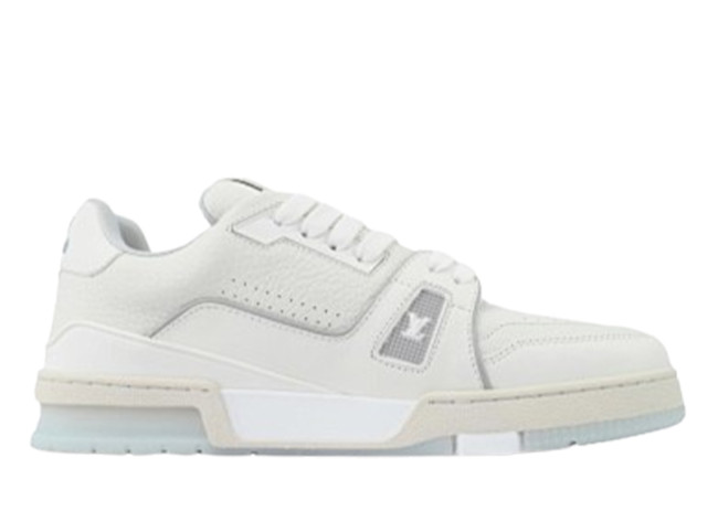 Louis Vuitton Trainer(NFC Chip Edition)Cream White Grey Signature