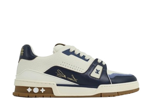 Louis Vuitton Trainer Sneaker(NFC Chip Edition)Marine