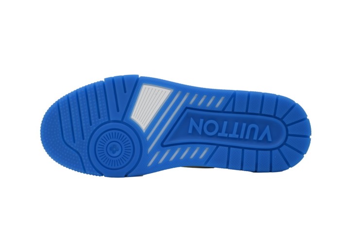 Lou1s Vuitt0n Trainer Sea Blue Rivet