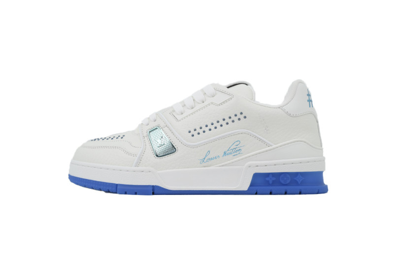 Louis Vuitton LV Trainer Sea Blue Rivet