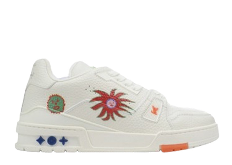 Louis Vuitton Trainer Sneaker × Yayoi Kusama White