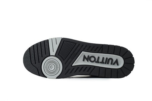 Louis Vuitton Trainer Sneaker(NFC Chip Edition)Black Denim Fabric