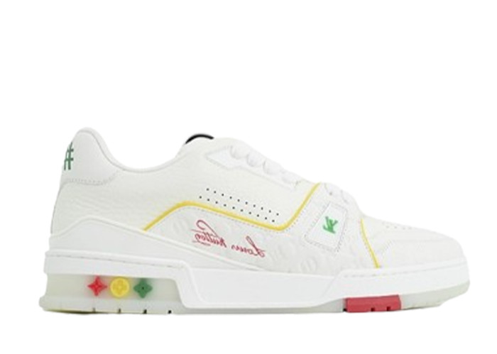 Louis Vuitton Trainer Sneaker(NFC Chip Edition)Yellow