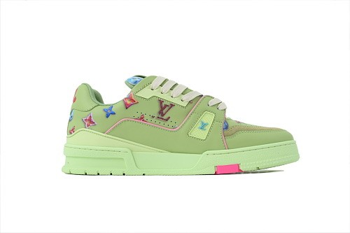 Louis Vuitton Trainer Sneaker(NFC Chip Edition)Green