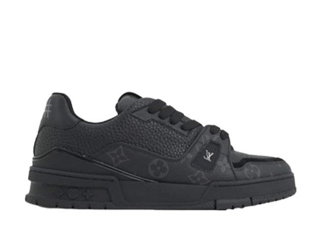 Louis Vuitton Trainer Sneaker(NFC Chip Edition)Black Monogram