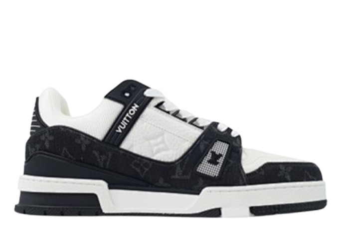 Louis Vuitton Trainer(NFC Chip Edition)Black Jean