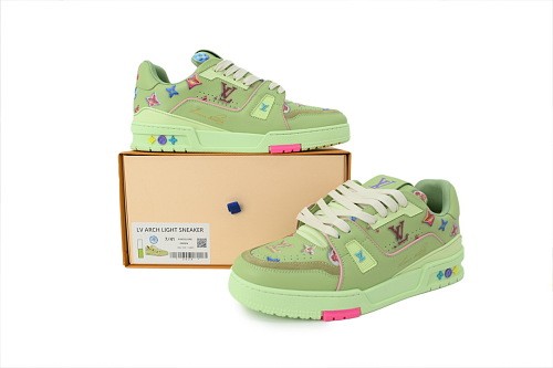 Louis Vuitton Trainer Sneaker(NFC Chip Edition)Green