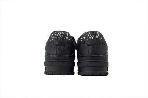 Lou1s Vuitt0n Trainer Sneaker(NFC Chip Edition)Black Calf Leather