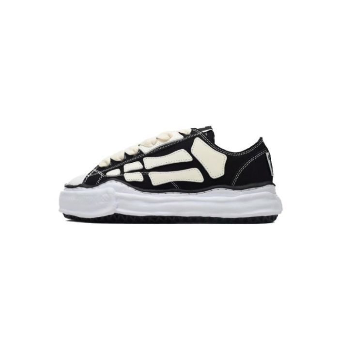 Mihara Yasuhiro x AMIRI Skel-Top Low Black