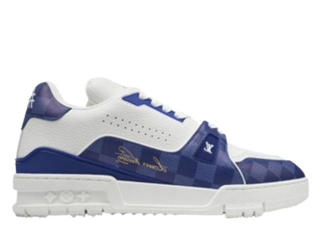 Louis Vuitton Trainer Checkerboard Blue
