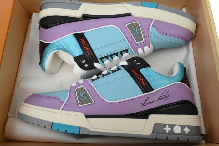 Louis Vuitton Trainer Blue Purple