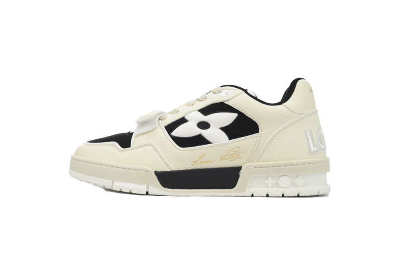 Louis Vuitton LV Trainer Cream Black