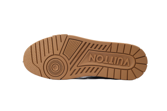 Louis Vuitton Trainer Sneaker Brown Fivets