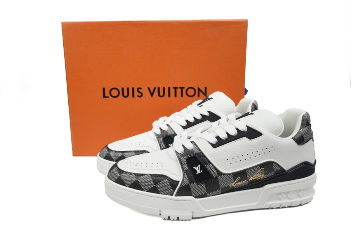 Louis Vuitton Trainer Checkerboard Black