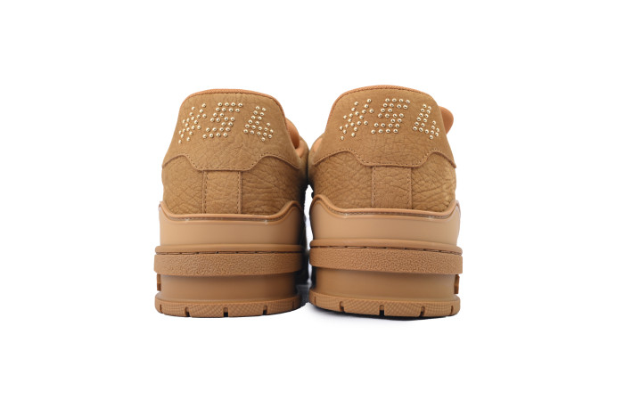 Louis Vuitton Trainer Sneaker Brown Fivets