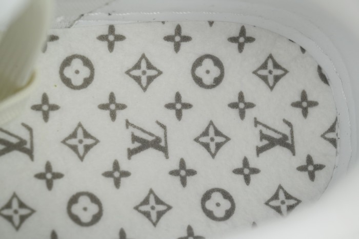 Louis Vuitton Trainer Sneaker Denim Demier Multicolor Light Blue Grid