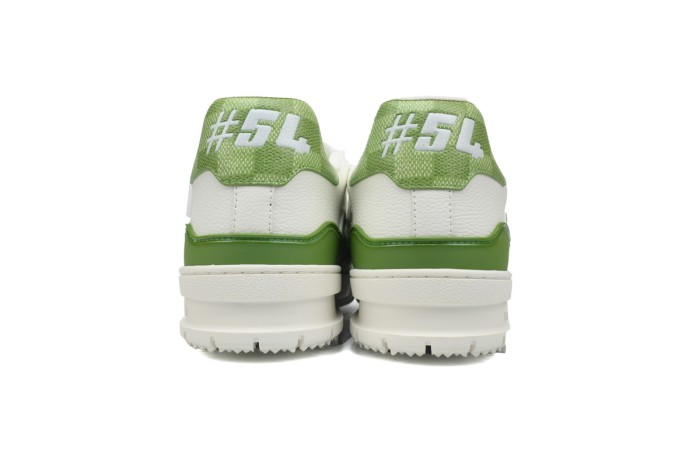 Louis Vuitton Trainer Green Checkerboard