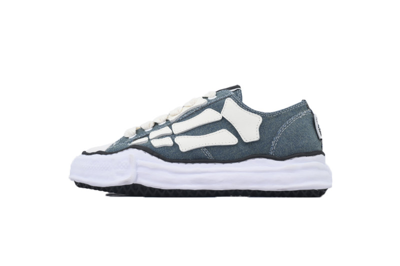 Mihara Yasuhiro x AMIRI Skel-Top Low Denim Blue NO.730