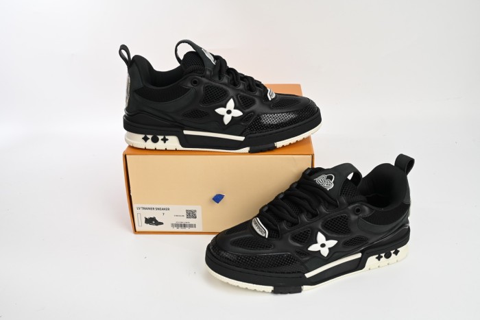 Louis Vuitton LV Skate Sneaker Black White