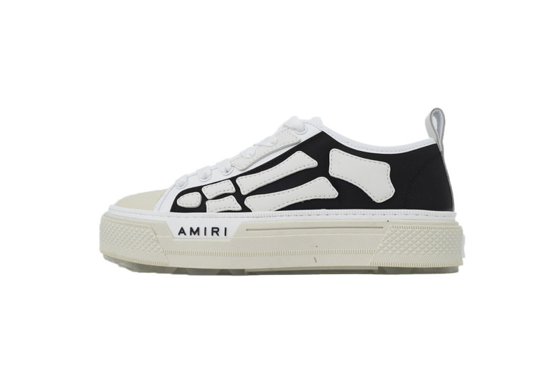Amiri Skel Court Low Black White