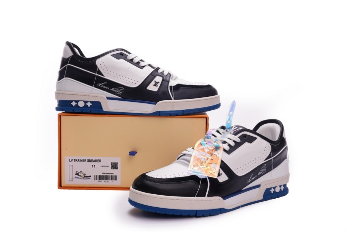 Louis Vuitton Trainer Black Blue