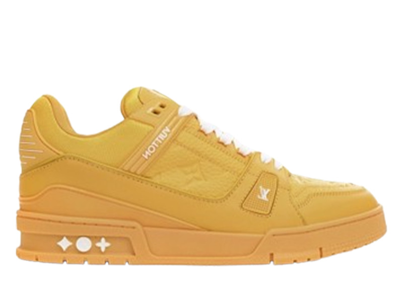 Louis Vuitton Trainer All Yellow Embossing