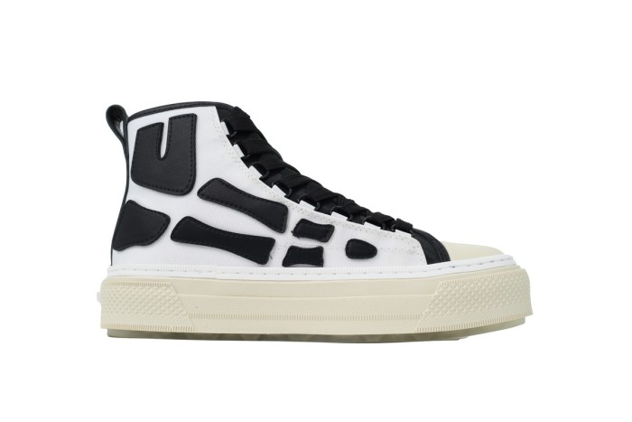 Amiri Skel Court Hi White Black