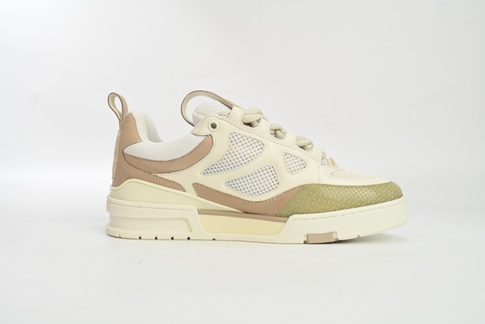 Louis Vuitton LV Skate Sneaker Beige White