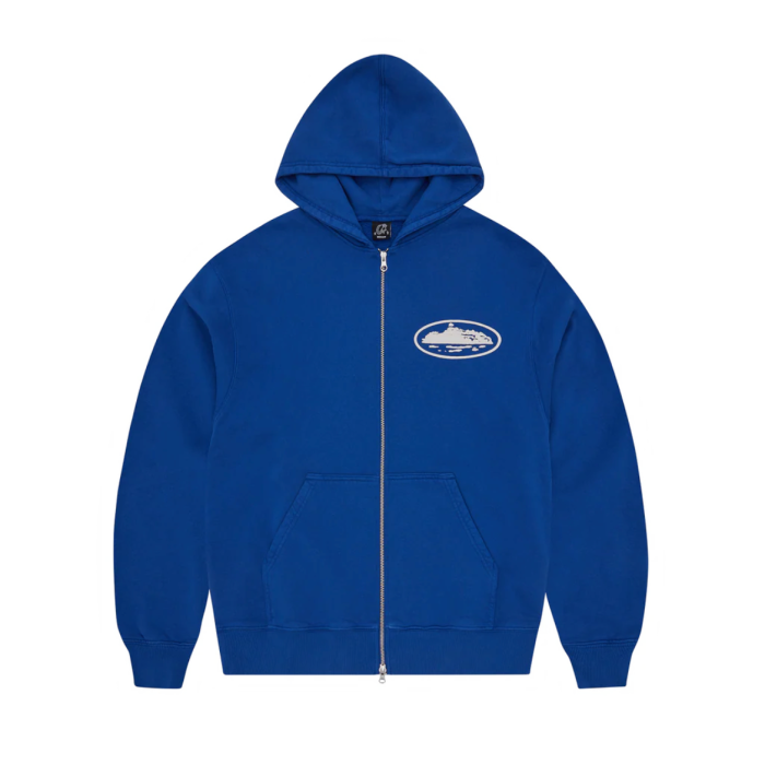 Corteiz Island Puff Print Zip Hoodie