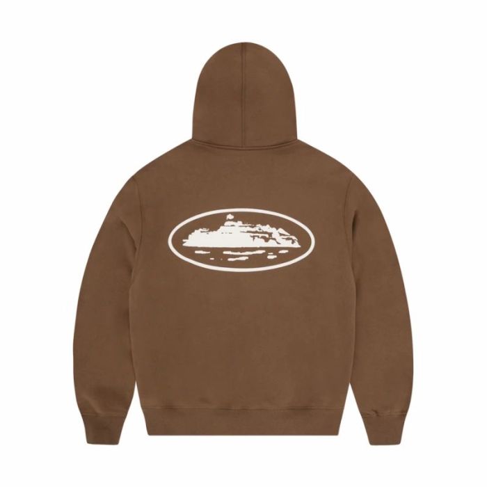 Corteiz Island Puff Print Zip Hoodie