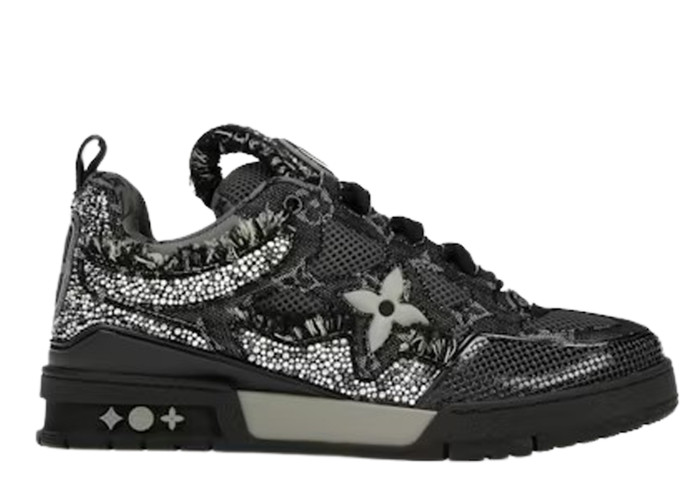 Louis Vuitton LV Skate Sneaker Black Swarovski Monogran