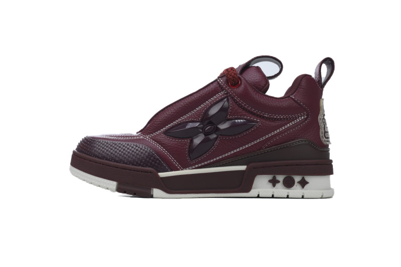 Lou1s Vuitt0n Skate Sneaker Bordeaux Red