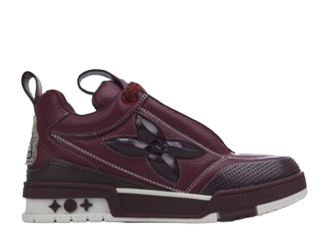 Lou1s Vuitt0n Skate Sneaker Bordeaux Red