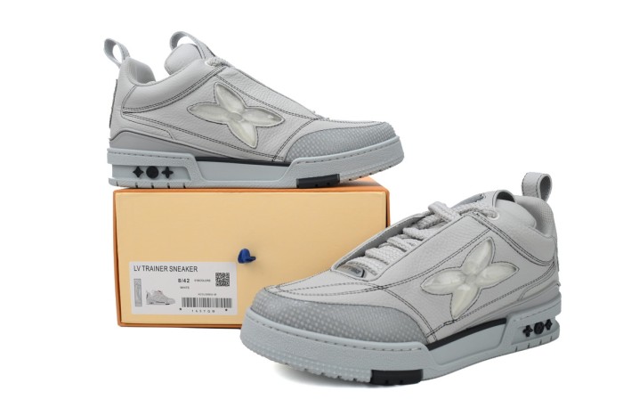 Lou1s Vuitt0n Skate Sneaker Gray