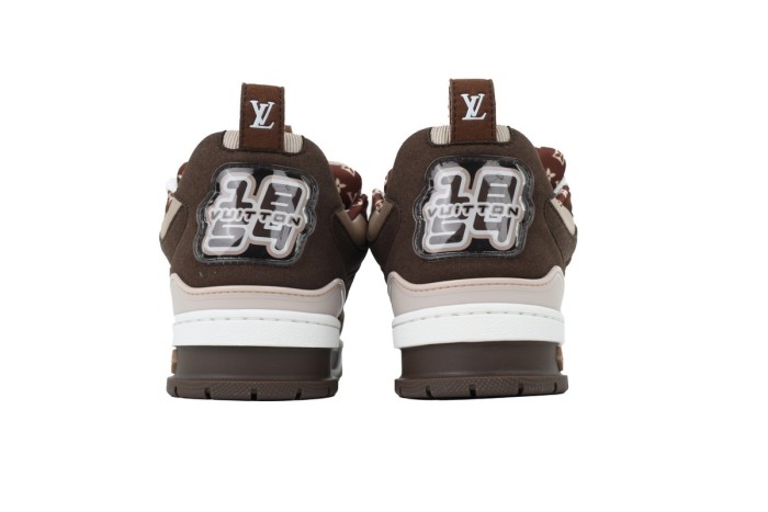 Lou1s Vuitt0n Skate White Brown