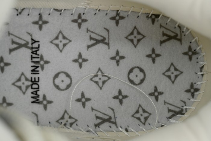 Lou1s Vuitt0n Skate Sneaker New Blue Woolen Fabric