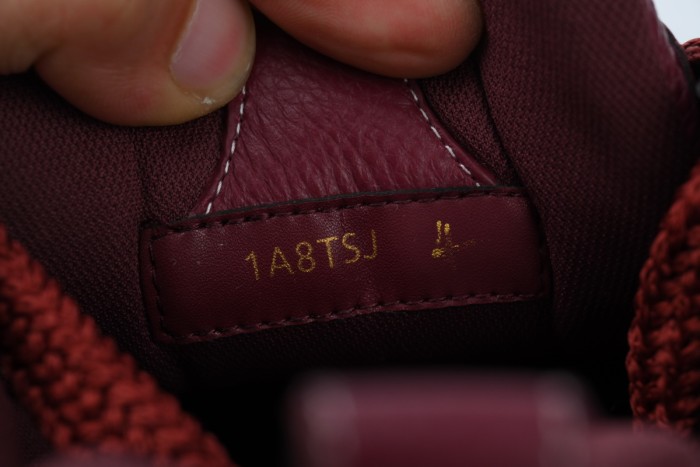 Lou1s Vuitt0n Skate Sneaker Bordeaux Red